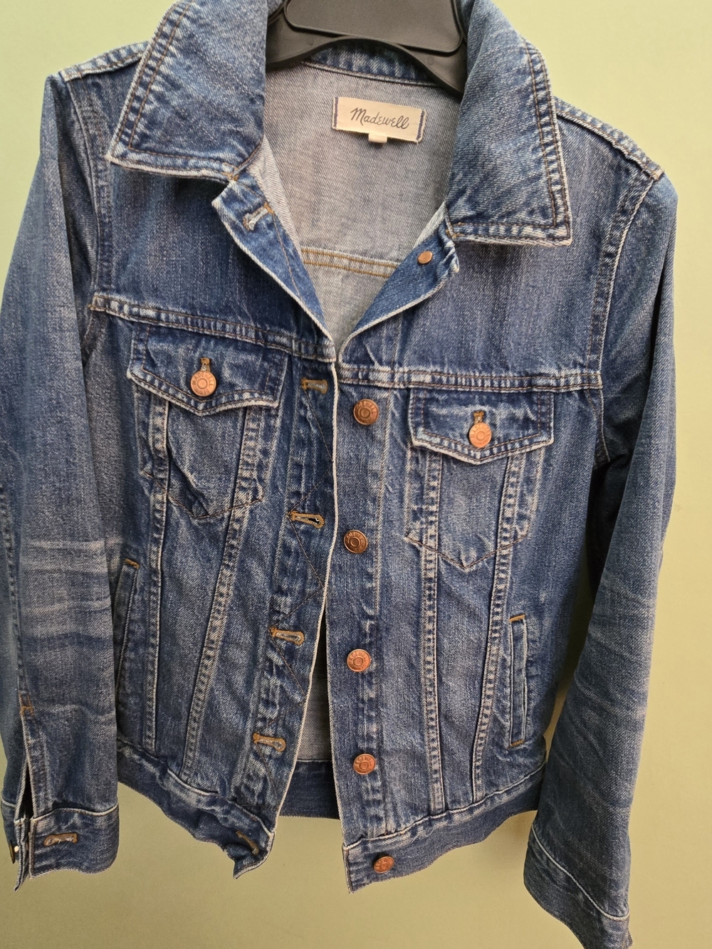 Madewell Blue Vintage Style Denim Jacket
